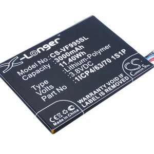CS-VF995SL : Battery for Vodafone Smart ultra 6, V995, V995N and others – Replaces Vodafone 1ICP4/63/70 1S1P