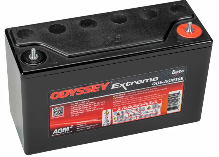 ODS-AGM30E Battery ODYSSEY Extreme PC950 AGM