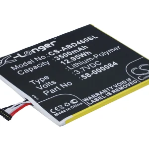 CS-ABD460SL : Battery for Amazon Kindle Fire HD 7″, SQ46CW, B00IKPYKWG and others – Replaces Amazon MC-347993, 58-000084, ST08A