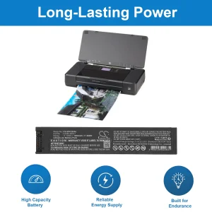 CS-HPF250SL : Battery for HP HP OfficeJet 200 Mobile Printer, OfficeJet 250 Mobile Printer, OfficeJet 252 Mobile Printer and others – Replaces HP CZ993-60017