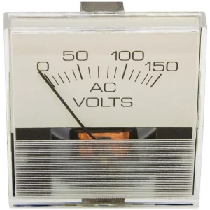 PR37-150AV – Volt Meter (AC) 0-150V AC Clamp-Mount Heavy-Duty