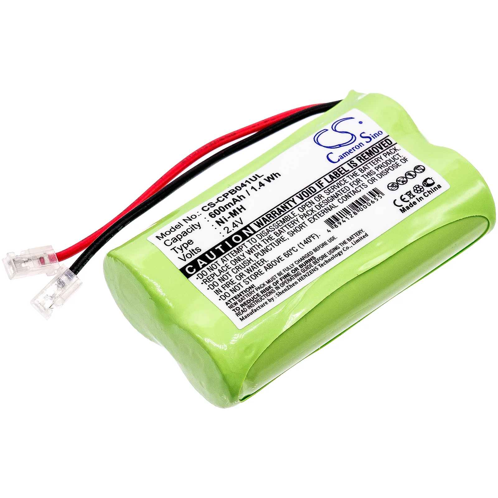 CS-CPB041UL : Battery for Universal AA x 2 – Replaces Universal AA x 2