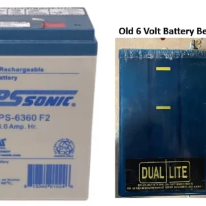 0120115 Dual-Lite Battery Replacement | 6V AGM Sealed Lead Acid