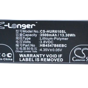 CS-HUR610SL : Battery for Huawei Honor 6 Plus, PE-TL00M, Honor 6 Plus Dual SIM and others – Replaces Huawei HB4547B6EBC