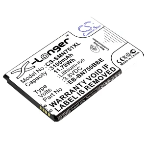 CS-SMN751XL : Battery for Samsung Galaxy Note 3 Neo, Galaxy Note 3 Mini, SM-N7505 and others – Replaces Samsung EB-BN750BBE, EB-BN750BBC