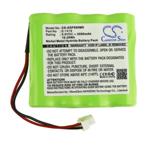CS-ASP880MD : Battery for Ampall SP-8800 Syringe Pump – Replaces Ampall E-1419