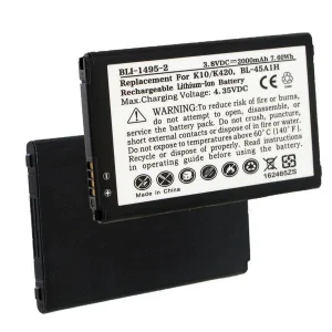 Cell Phone Battery – LG BL-45A1H 3.8V 2000mAh LI-ION BATTERY / BLI-1495-2 / CEL-K10