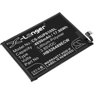 CS-HUP610SL : Battery for Huawei Y6p, MED-LX9, MED-L29 and others – Replaces Huawei HB526489ECW