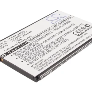 CS-OTV860SL : Battery for Vodafone Smart II, V860 – Replaces Vodafone CAB6050000C1, CAB6050001C2