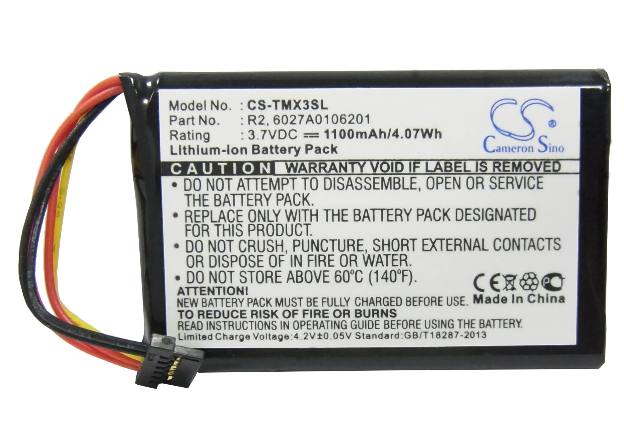 BP-TMX3SL : Replaces TomTom 6027A0106201