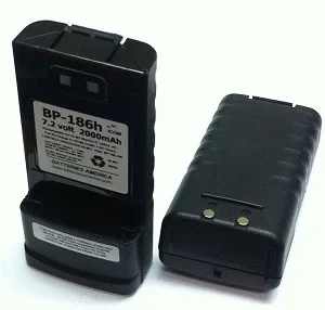BP-186h : High-capacity 7.2v NiMH battery for ICOM IC-M1