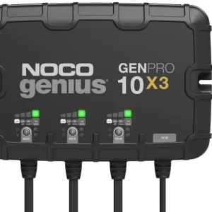 NOCO Genius GENPRO10X3 3-Bank 30A (10A/Bank) Smart Battery Charger