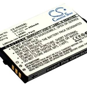 CS-ISN2GSL : Battery for INSIGNIA NS-DA1G, NS-DA2G 1GB, NS-DA2G 2GB – Replaces INSIGNIA DBP382636