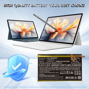 CS-LVK606SL : Battery for Lenovo Yoga Pad Pro, YT-K606FW – Replaces Lenovo L20C2P33, L20D2P33, L20L2P33 and others
