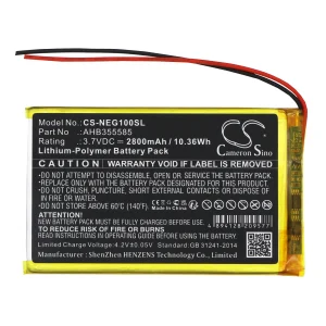 CS-NEG100SL : Battery for SNK Neo Geo X Gold Handheld Console – Replaces SNK AHB355585