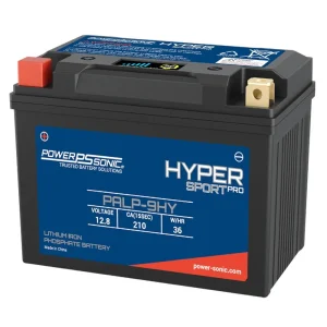 PALP-9HY Hyper Sport Pro 12.8V, 210A LiFePO4 PowerSport Battery