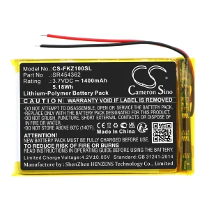 CS-FKZ100SL : Battery for Milink 7″ AV player & navigation, GPS-K146 – Replaces Falk SR454362