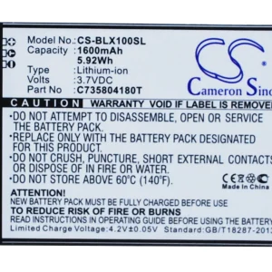 CS-BLX100SL : Battery for BLU Life Play, Life Play X, L102A and others – Replaces BLU C735804180T