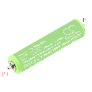 CS-BRC180SL : Battery for Braun 10B, 20B, 180 and others – Replaces Braun 67030922, 67030368