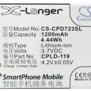 CS-CPD723SL : Battery for Coolpad 7232 – Replaces Coolpad CPLD-119