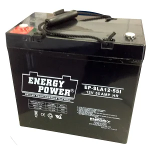 Energy Power 12V, 55AH SLA AGM Battery (22NF) – Internal Threaded Terminals (M6)