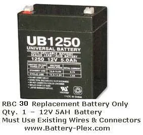 UPS Replacement Battery APC RBC 30