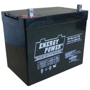 Energy Power 12V, 75AH SLA AGM Battery (24) – L Terminals (M8)