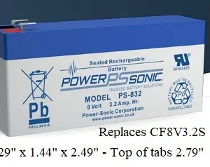 Eagle-Picher Batteries CF-8V3.2