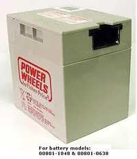 Power Wheels Replacement Batteries 00801-0638