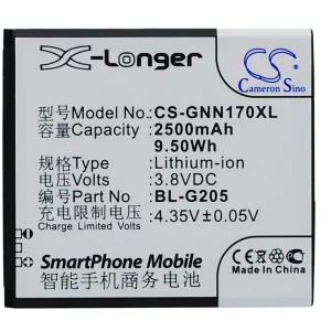 CS-GNN170XL : Battery for GIONEE GN170 – Replaces GIONEE BL-G205