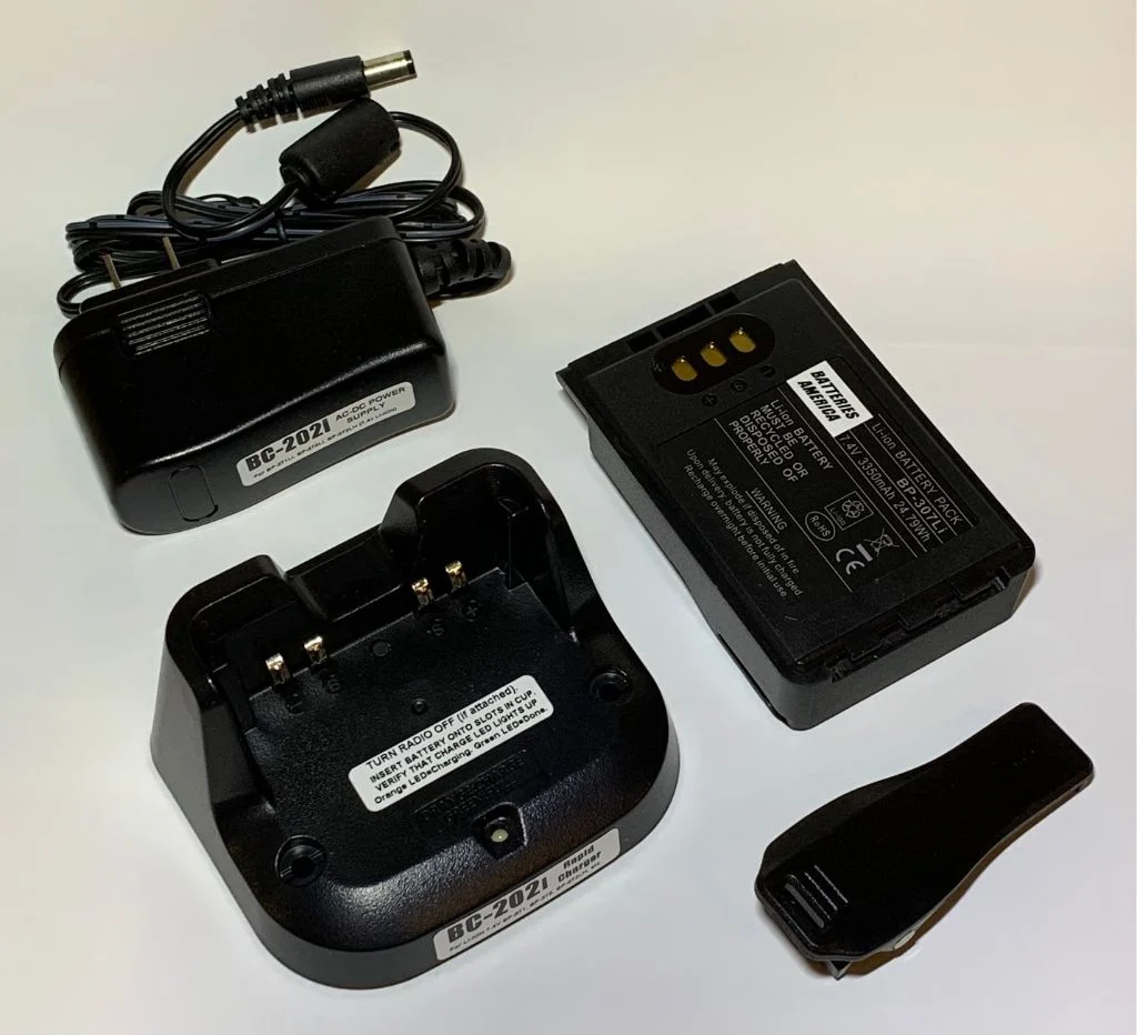 BP-307Li & BC-202i: Battery & Charger Bundle for ICOM ID-51A, ID-52A, ID-31A, IC-705