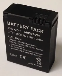 BLI-442 : 3.7v Li-ION battery for GoPro HD HERO 3 AHDBT-302 AHDBT-201