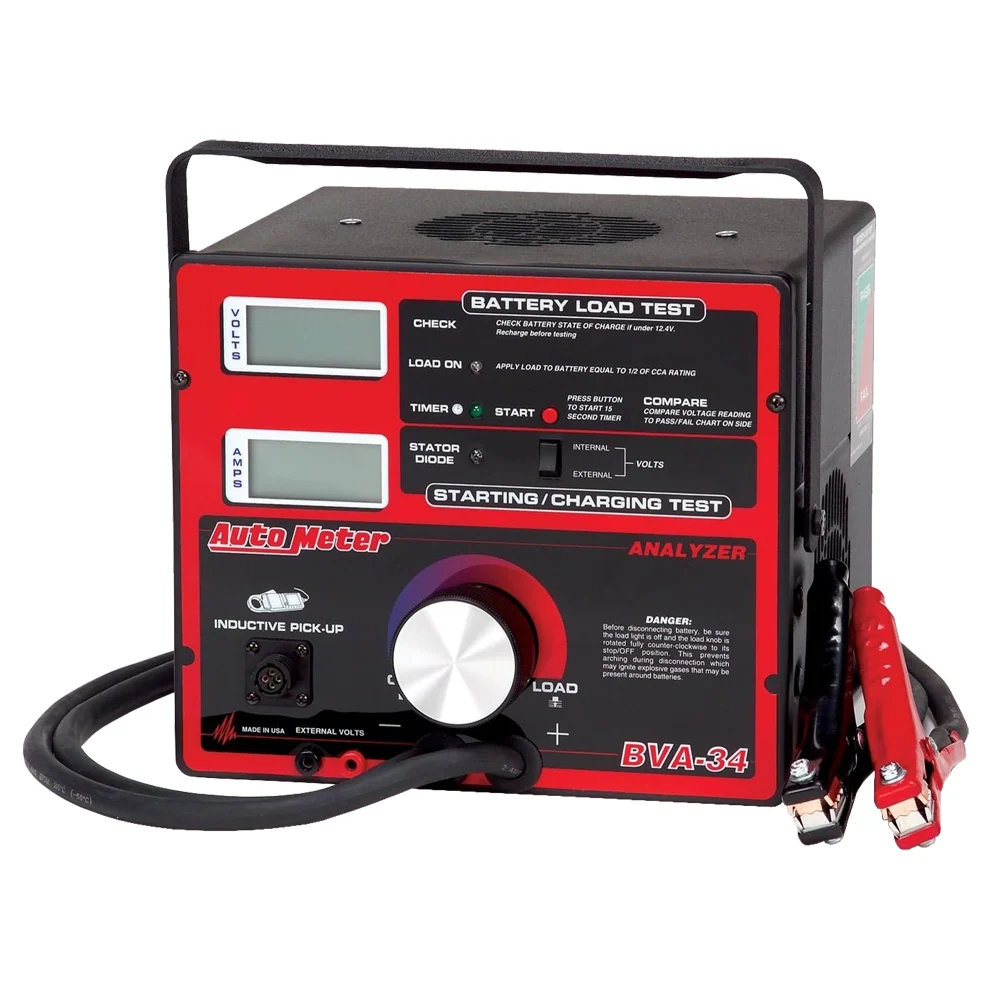 AutoMeter BVA-34 Heavy-Duty 800 Amp Variable Load Battery/Electrical System Tester