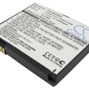 CS-MOE6SL : Battery for Motorola MOTOROKR E6 – Replaces Motorola BC70, SNN5769A, SNN5769B
