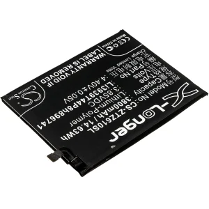 CS-ZTZ610SL : Battery for ZTE Blade Max View, Blade Max View LTE, Z610DL – Replaces ZTE Li3939T44P8h896741