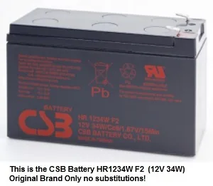 CSB Batteries HR1234W