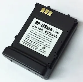 BP-173xxe : 9.6v 950mAh NiMH eneloop Pro battery for ICOM radios