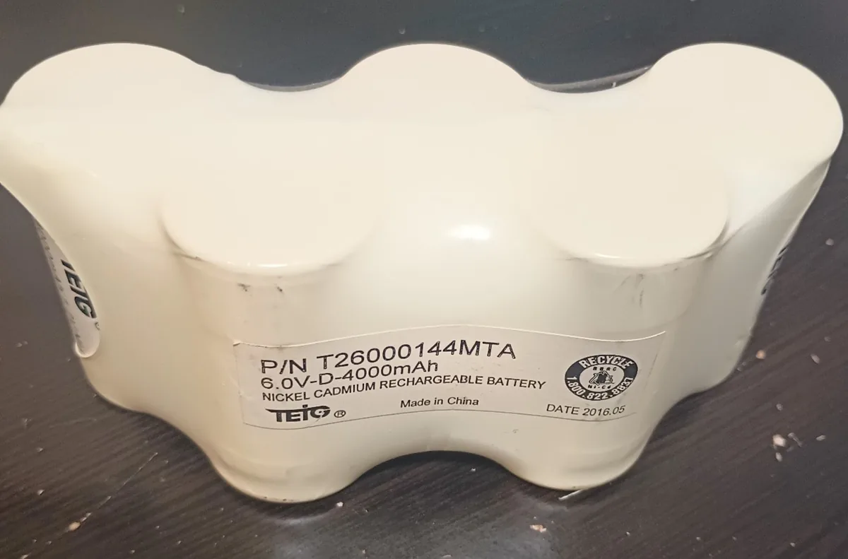 T26000144MTA Battery 6.0V-D-4000mAH Teig