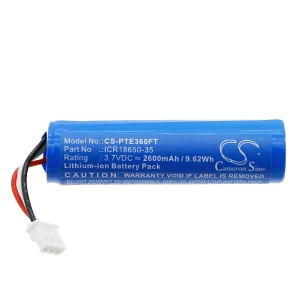 CS-PTE360FT : Battery for Petzl E36NAO, Nao, Nao+ and others – Replaces Petzl ICR18650-35
