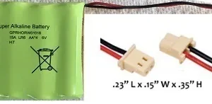 Custom-547 Dantona Replacement Alkaline 6 Volt Battery