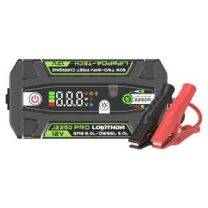 Lokithor J2250PRO – 12V, 2250A LiFePO4 Jump Starter with ConnectMax Technology