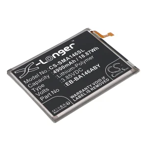CS-SMA146SL : Battery for Samsung Galaxy A14 5G, SM-A146M, Galaxy A14 5G 2023 and others – Replaces Samsung EB-BA146ABY, WT-S-W1, GH43-05150A
