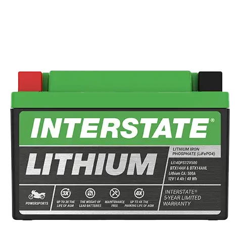 LI14QPS12V500 INTERSTATE BATTERY