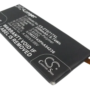 CS-ZTG717XL : Battery for ZTE G717C, G718C, Nubia Z7 Mini and others – Replaces ZTE Li3823T43PhA54236, Li3823T43PhA54236-H, Li3823T43P6hA54236-H and others