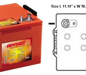 PC2250 Odyssey 2081-9279 Battery Replacement ODS-AGM6M