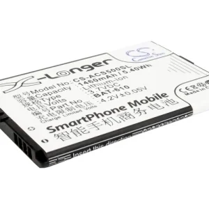 CS-ACS500SL : Battery for Acer CloudMobile S500, S500, Cloud Mobile – Replaces Acer BAT-610, BT.0010S.006, BAT-610 (1/CP5/44/62)