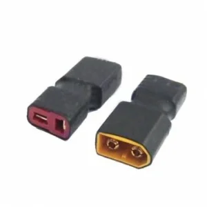 XT60F-DF : Adapter to convert XT60 to Red T Ultra connector