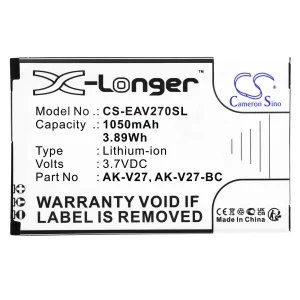 CS-EAV270SL : Battery for Emporia Simplicity, V27 – Replaces Emporia AK-V27, AK-V27-BC
