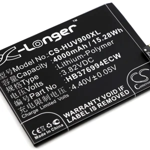 CS-HUV900XL : Battery for Huawei Honor V9, DUK-AL20, DUK-TL30 and others – Replaces Huawei HB376994ECW