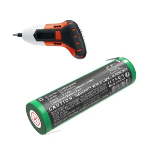 CS-BCS365PW : Battery for Black & Decker BDCS40G Type 1, CS3652LC, CS3652LC Type 2 and others – Replaces Black & Decker NCR18650-8